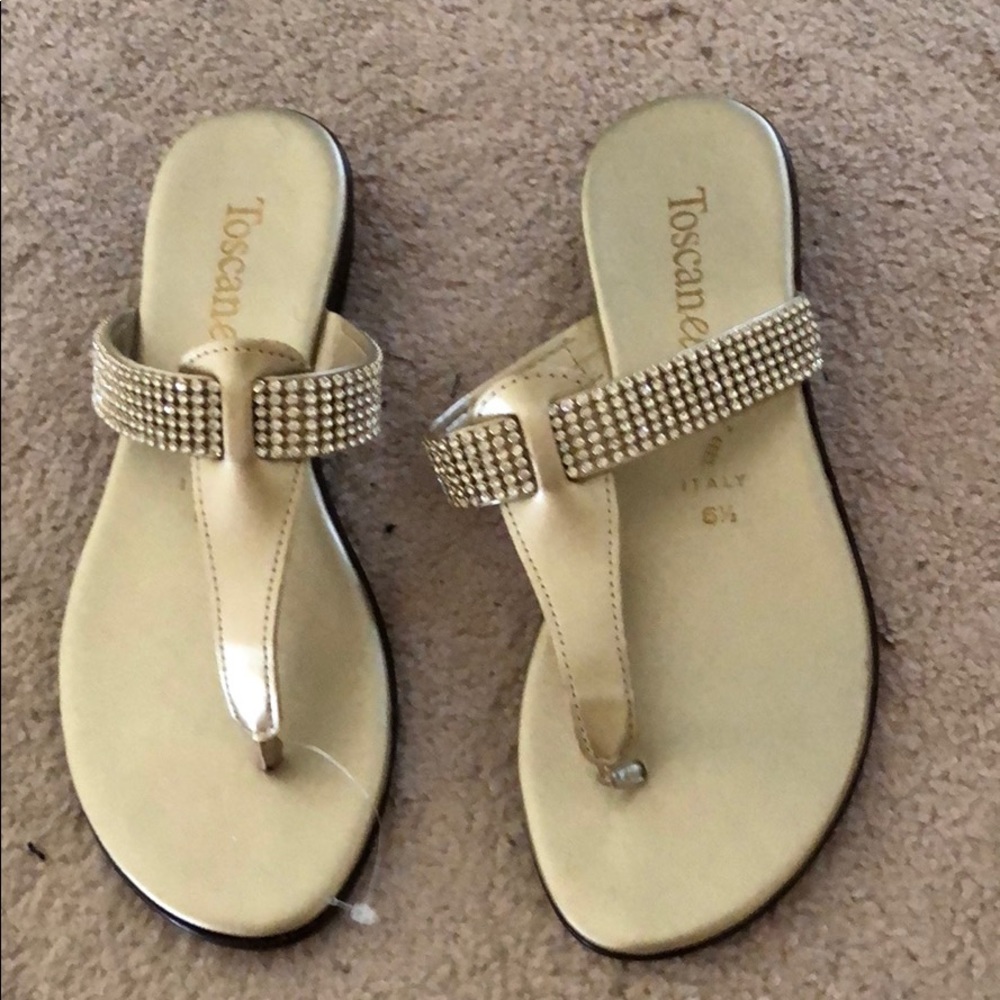 New never worn sandals